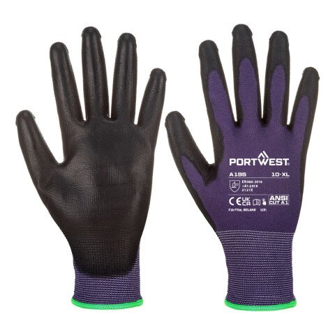 Portwest A195 Touchscreen - PU Violet/Noir - Talla XXL