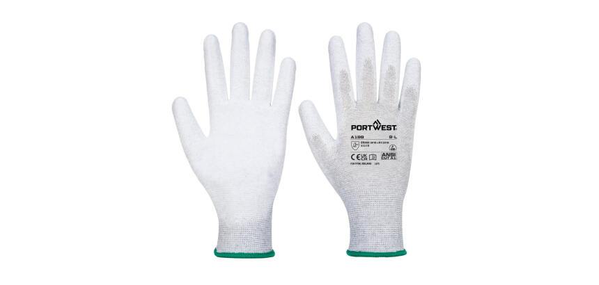 Portwest A199 Gant paume enduit PU antistatique - La paire