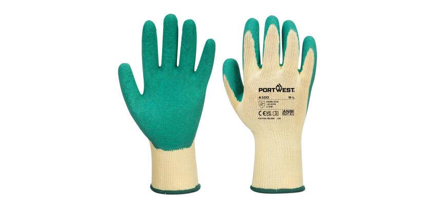 Portwest A100 Beschichteter Latex-Handschuh - Paar