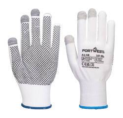 Portwest A118 Guante Grip 13 PVC Dotted Touchscreen (Pack 12)