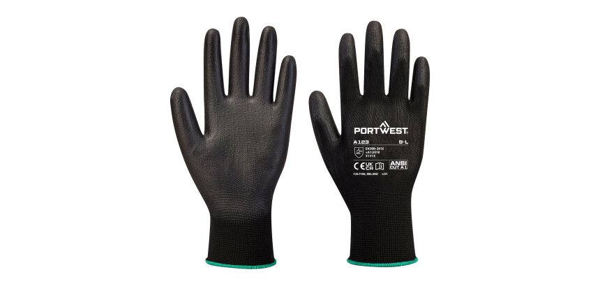 Portwest A123 Gant enduit PU sans latex - Carton complet (144)