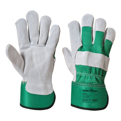 Portwest A220 Guante Rigger Premium Chrome Vert - Talla XXXL