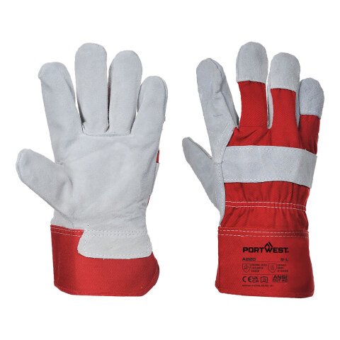 Portwest A220 Guante Rigger Premium Chrome Rouge - Talla XXXL