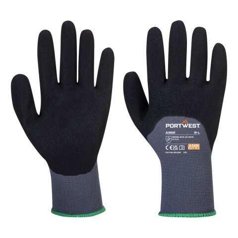 Portwest A352 Guante DermiFlex Ultra Gris/Noir - Talla XXL