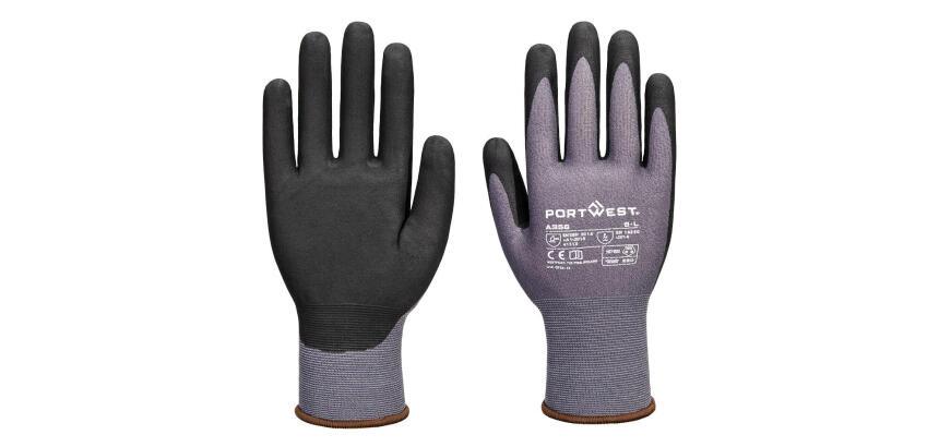 Portwest A356 Gants de protection ESD 15 Nitrile Essential  - 12 paires de gants