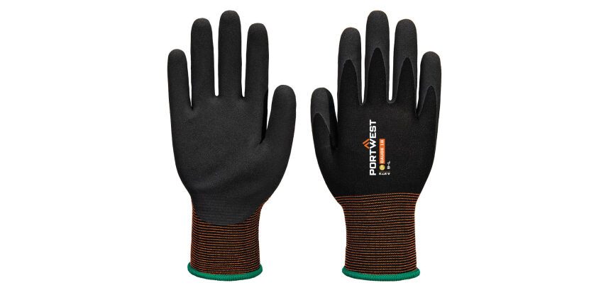 Portwest A373 Handschuh GP Grip 18 mit sandigem Latex