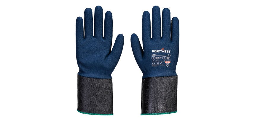 Portwest A304 Gant Grip C13 nitrile mousse avec manchette prolongée