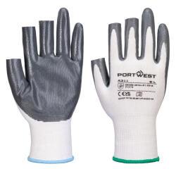 Portwest A311 Guante Grip 13 Nitrile 3 Fingerless (Pk12)