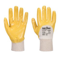 Portwest A330 Guanti in Nitrile con polso in maglia