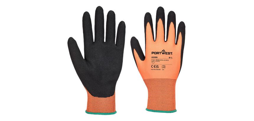 Portwest A335 Dermi-Grip NPR15 Nitrile Sandy Glove - Pair