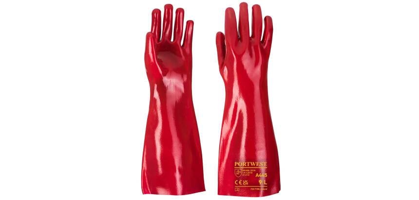 Portwest A445 PVC Rouge Rouge - Taille XL