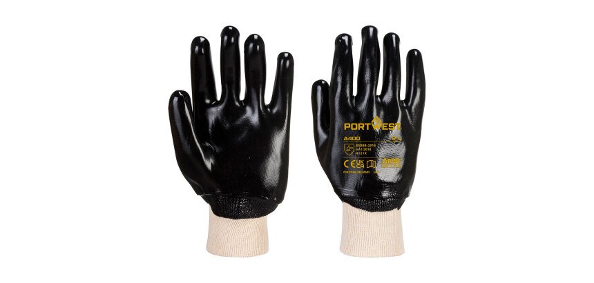 Portwest A400 PVC Poignet Tricot