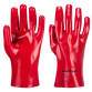 Portwest A427 Gants PVC Rouge, longueur 27 cm - Taille XL