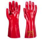 Portwest A435 Guante de PVC Rouge - Talla XL