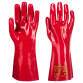 Portwest A435 Gants PVC Rouge, longueur 35 cm - Taille XL