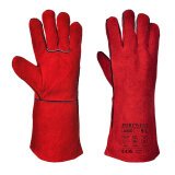 Portwest A500 Gant Soudeur Rouge - Taille M - La paire