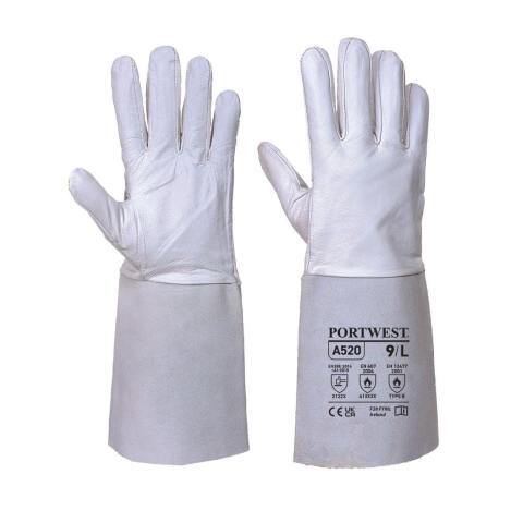 Portwest A520 Guante premium Soldadura Tig Gris - Talla XXL