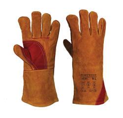 Portwest A530 Guante reforzado de soldador Brun - Talla M