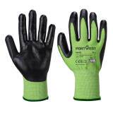 Portwest A645 Guanto anti taglio Nitrile foam - Verde Vert/Noir - Taglia XS