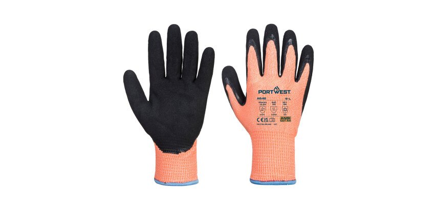 Portwest A646 Gant nitrile Vis-Tex Winter Cut D13