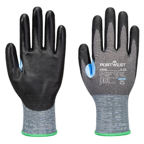 Portwest A649 Guante CS Cut D21 PU Gris/Noir - Talla XXL