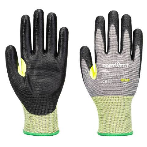 Portwest A651 Guante CS Cut E15 PU Gris/Noir - Talla L