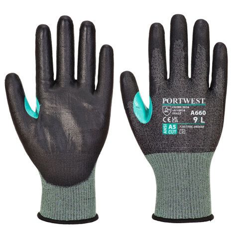Portwest A660 CS Corte E18 PU Noir - Talla XXL