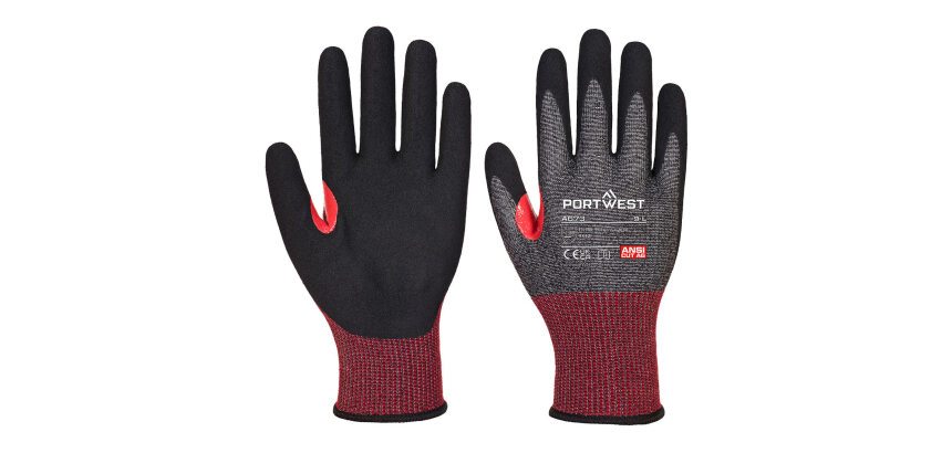 Portwest A673 Gant CT anti coupures Mousse Nitrile F18 - La paire
