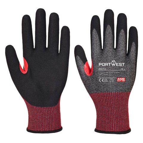Portwest A673 Guante CS Cut F18 Nitrile Noir - Talla XXL
