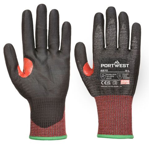Portwest A670 CS Corte F13 PU Noir - Talla S