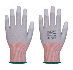 Portwest A696 Guante anti-corte LR13 ESD con puntas cubiertas con PU - Pack de 12