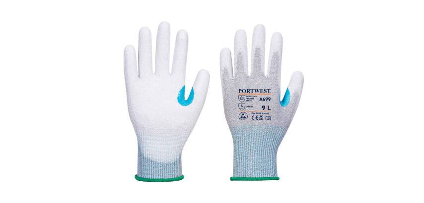 Portwest A699 Guanto con palmo in PU MR13 ESD - confezione da 12