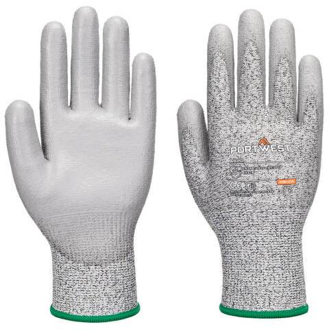 Portwest A620 Guante anti-corte LR con la palma PU Gris - Talla XXXL