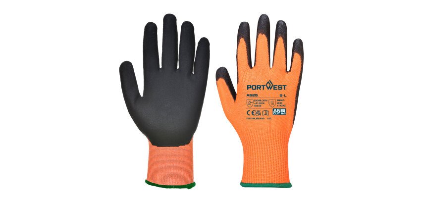 Portwest A625 PU Vis-Tex Palm Cut D Glove - Pair