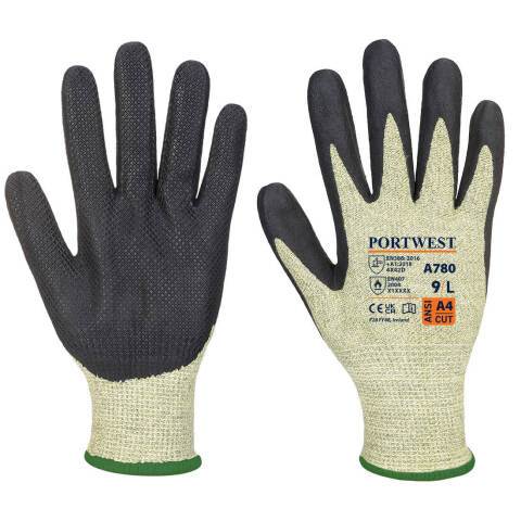 Portwest A780 Guante Arc Grip Vert/Noir - Talla XL