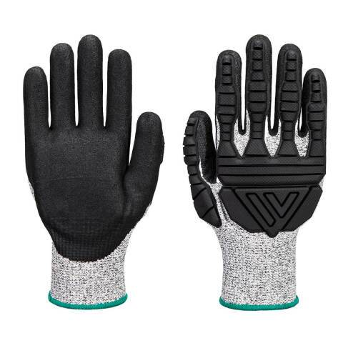 Portwest A723 Guante TPV Impact Cut Gris/Noir - Talla XXL
