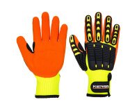Portwest A721 Gant Anti Impact Grip Jaune/Orange - La paire - Taille L
