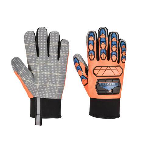 Portwest A726 Guante Aqua-Seal Pro Orange/Bleu - Talla XXL