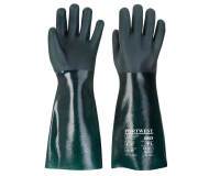 Portwest A845 Guante de PVC de doble inmersión, 45cm Vert - Talla XL
