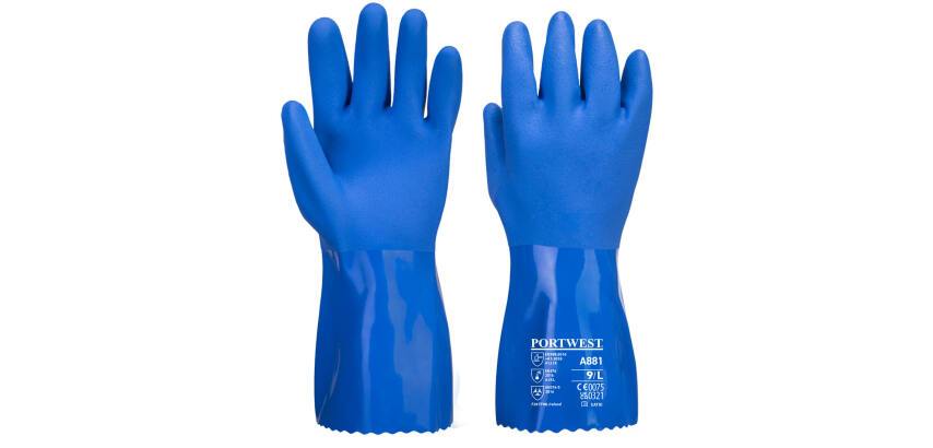 Portwest A881 Gant Marine Chimie PVC Ultra