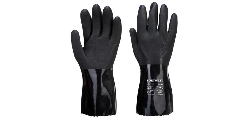 Portwest A882 Gant Chimie PVC ESD - La paire