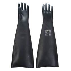 Portwest A803 Heavy Duty 60cm Black Latex Rubber Glove - Pair