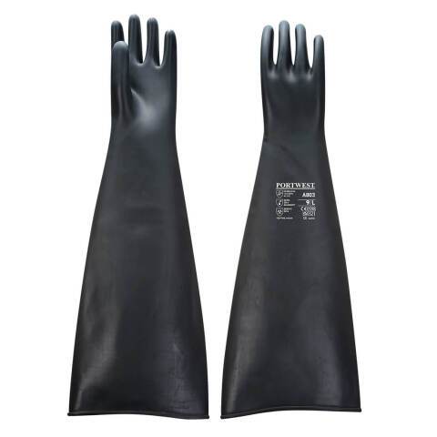 Portwest A803 Guante grueso de látex 600mm Noir - Talla XXL