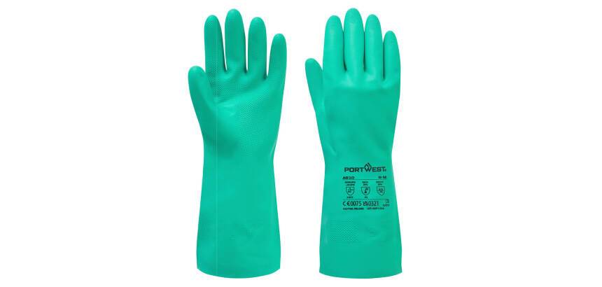 Portwest A810 Gant Nitrosafe chimique - La paire