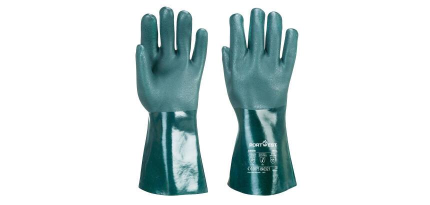 Portwest A835 Gant PVC 35cm double trempage - La paire