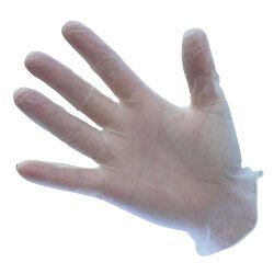 Portwest A900 Disposable Vinyl Powdered Glove - Box of 100 Gloves