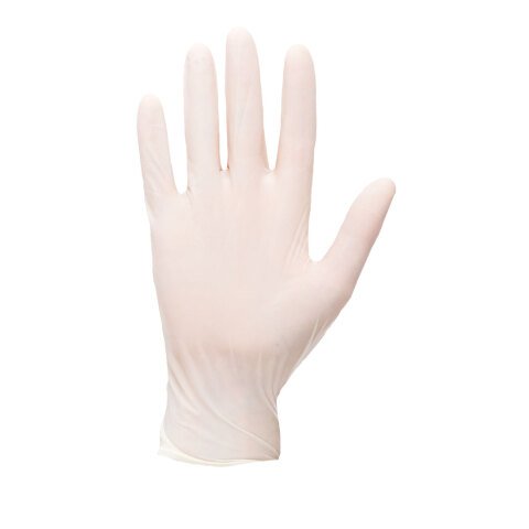 Portwest A910 Guante desechable de látex con polvo (pack 100) - Talla L