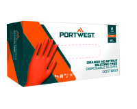 Portwest A930 Guante desechable naranja HD (pack 100)