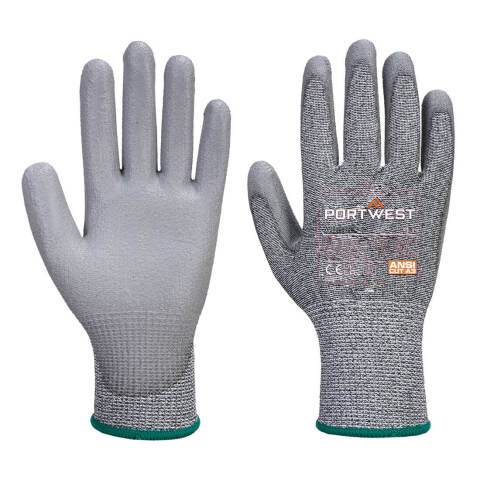 Portwest AB622 Cut C13 PU Essential Multipack (Pack 12) Gris - Talla XXL