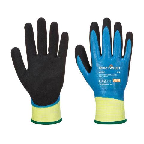 Portwest AP50 Guante Aqua Cut Pro Bleu/Noir - Talla XXXL
